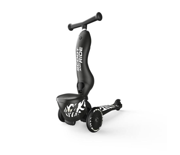 Scoot & Ride Highwaykick 1 Lifestyle Jeździk i hulajnoga 2w1 Zebra - 1109681 - zdjęcie 9